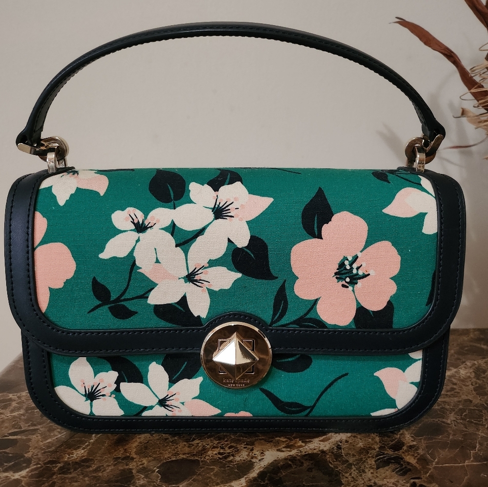 Kate Spade Floral 2way Crossbody with Dustbag EUC - Picture 12 of 16